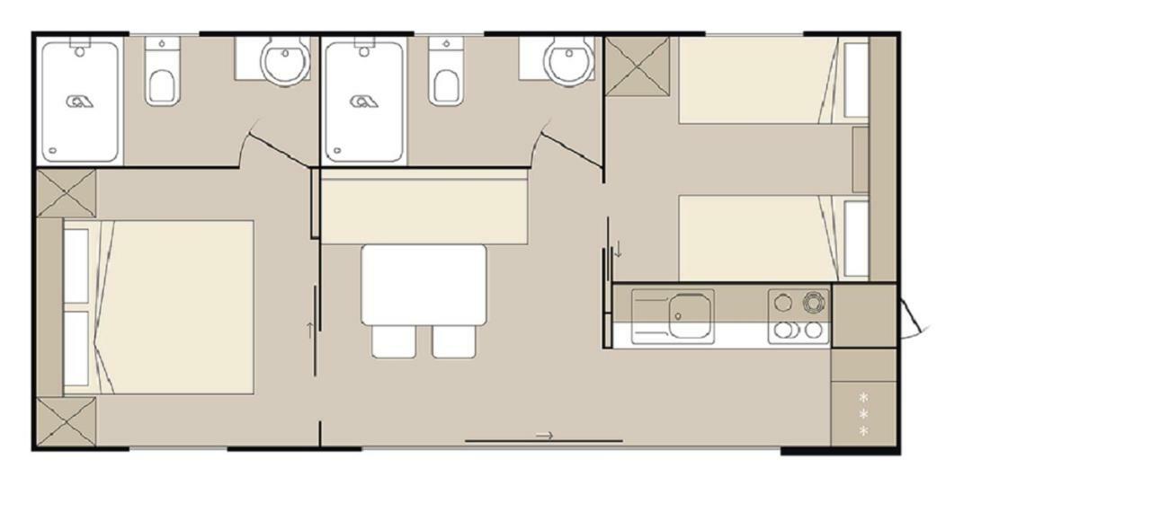 Mobile Home Stella III Biograd Na Moru Exterior photo